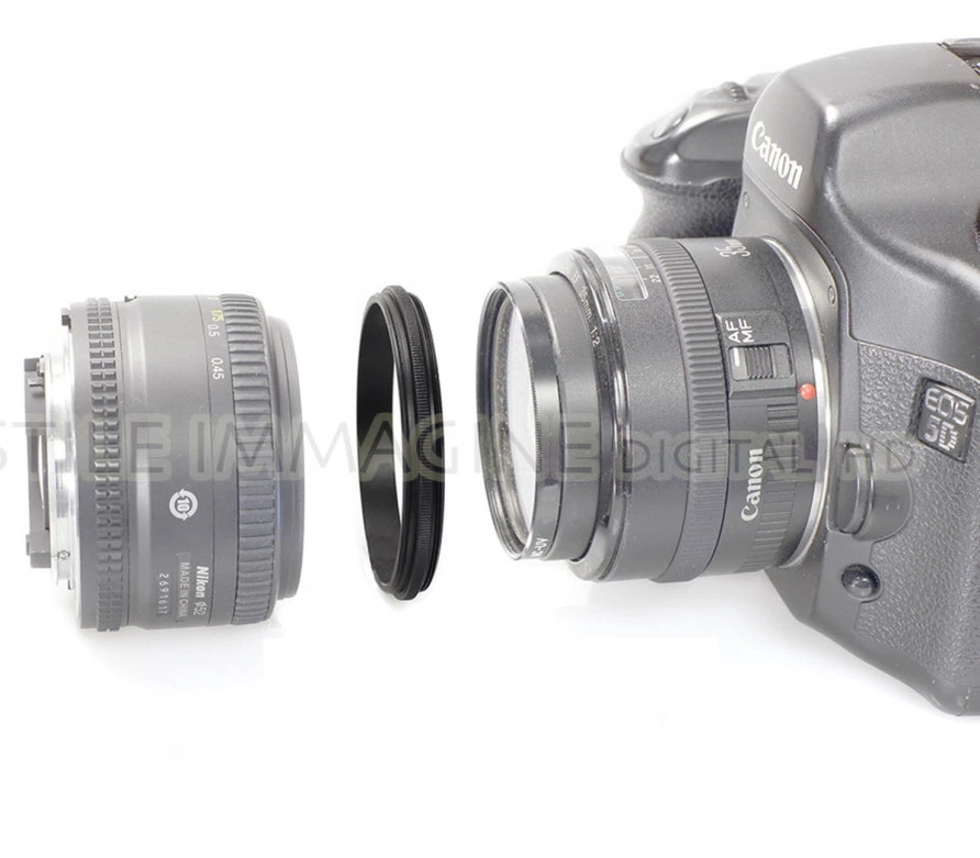 DIGITAL HD ANELLO MASCHIO MASCHIO 67 - 67 mm. INVERSIONE MACRO COUPLER RACCORDO MICRO MACRO