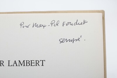 SEMPÉ - Monsieur Lambert – Édition Originale 1965 Signée à Max-Pol Fouchet