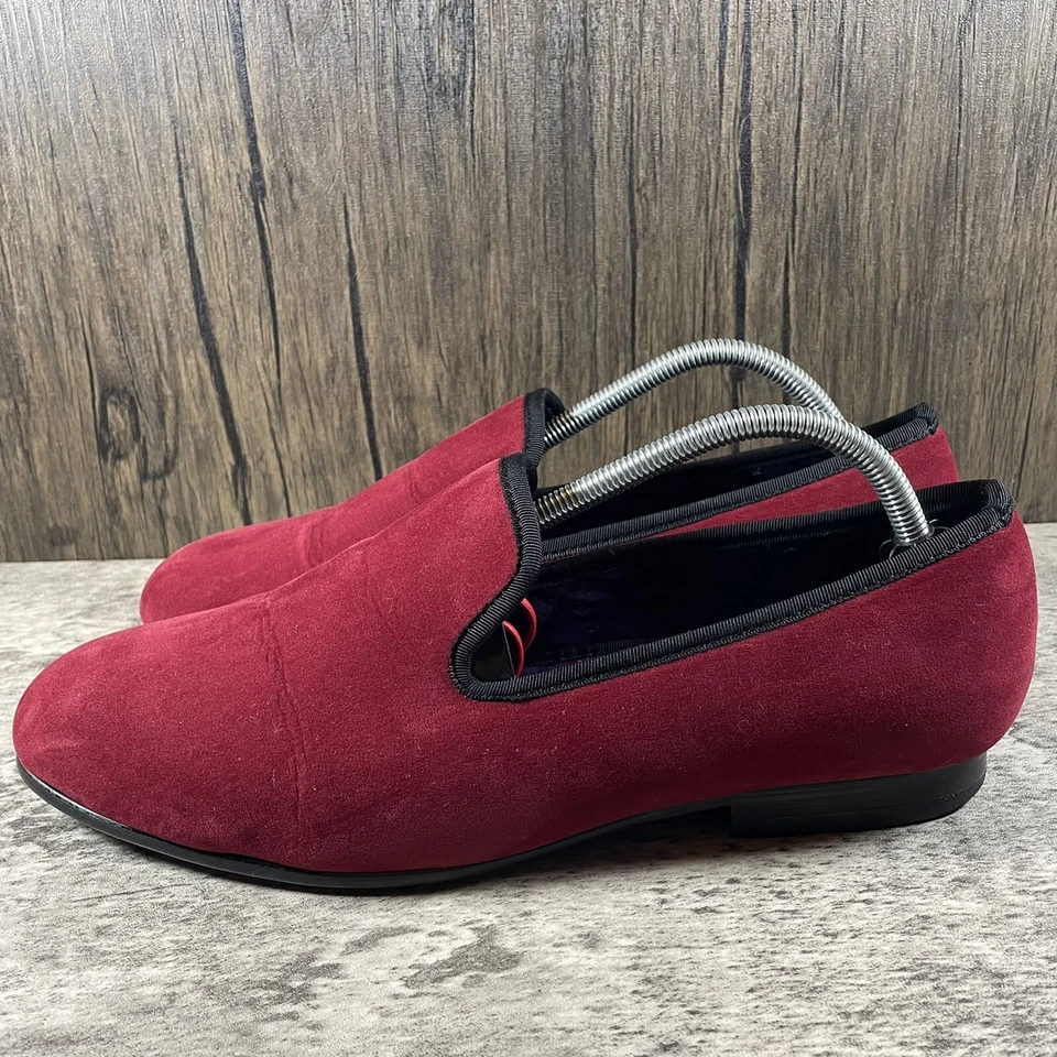 Mocasines sin cordones Duke + Dexter Stealth rojos para hombre talla UK 11/US 11,5-12 Foto 4 de 4