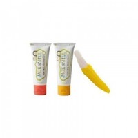 Jack N' Jill Natural Toothpaste, 50g (set Of 2) With Banana Toddler Toothbrush, Jack N' Jill Natural Toothpaste, 50g (set Of 2) With Banana Toddler Toothbrush,