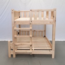 Farmhouse Unfinished Bunk Bed FullXL/Queen- Solid Wood/Made in USA/Free Shipping