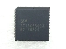 ST16C550CJ44 EXAR IC UART Single 1.5Mbps 16-Byte FIFO ROHS 2 PIECES