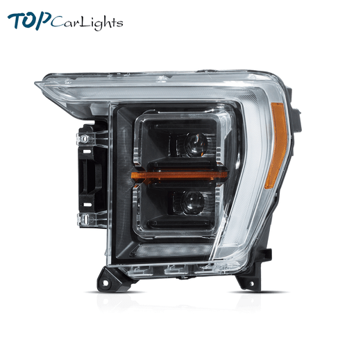 VLAND Full LED Projector Headlights For 2021-2023 Ford F-150 Front Lamps A Pair - Picture 2 of 15