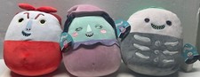 Squishmallows 10  Lock, Shock, Barrel Disney's Nightmare Before Christmas NWT