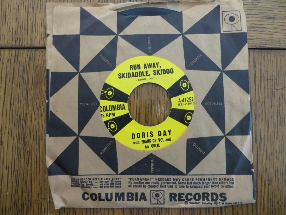 Doris Day – Tunnel Of Love - 1958 - Columbia 4-41252 7" Single VG+/Generic - Image 2 of 4