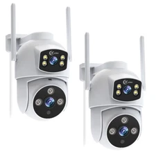 2PK 6MP IP Camera 2K Dual Lens Wireless WiFi Security Camera Audio Auto Tracking