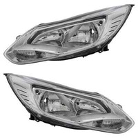 Scheinwerfer Set Rechts & Links Chrom H1/H7 FüR Ford Focus Iii Turnier
