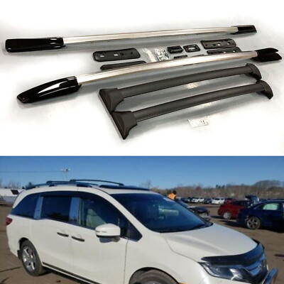 4Pcs Fit for Honda Odyssey 2018-2023 Side Roof Rail Crossbar