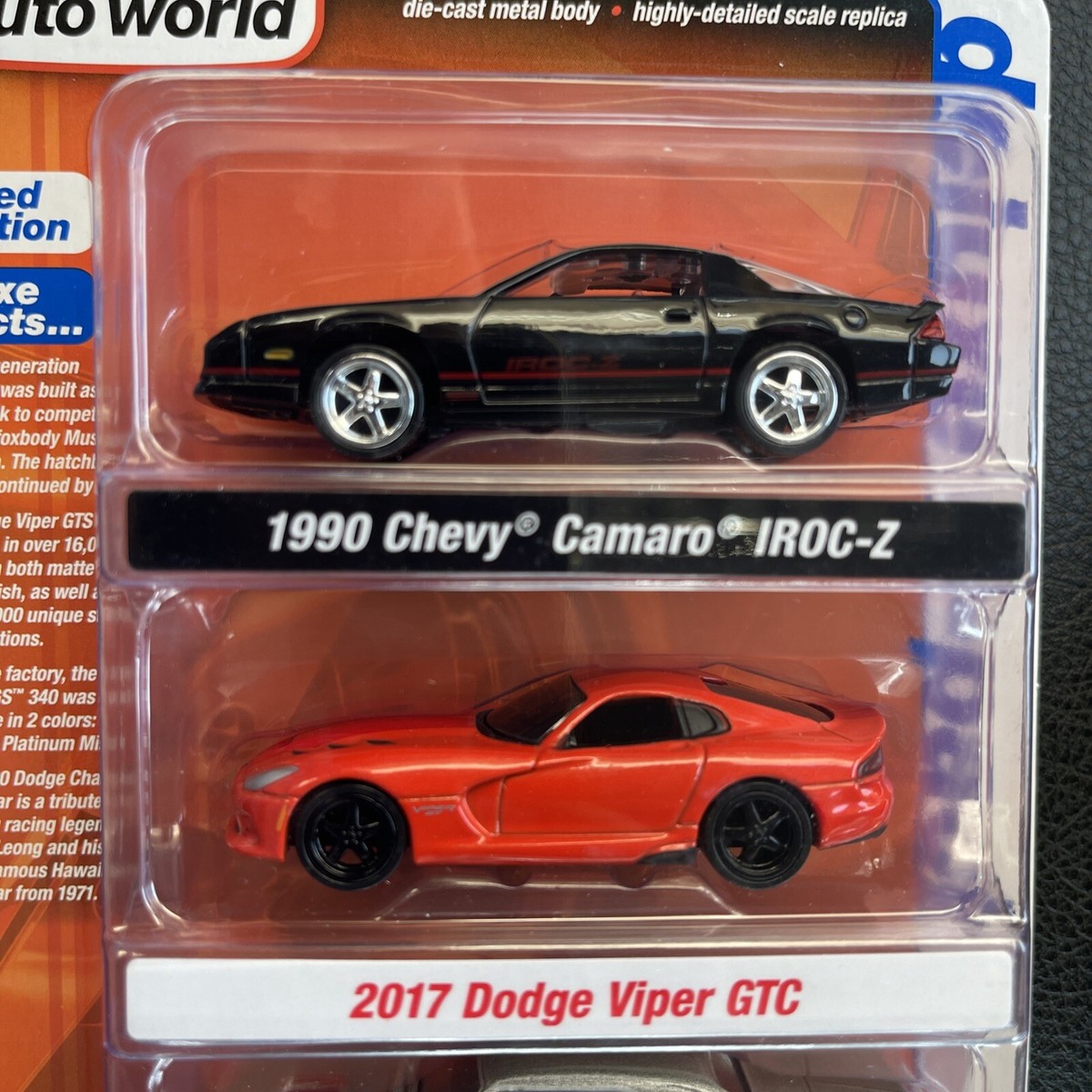 Auto World Deluxe 4 Pack Version A & B LIMITED EDITION CANCELLED NEW