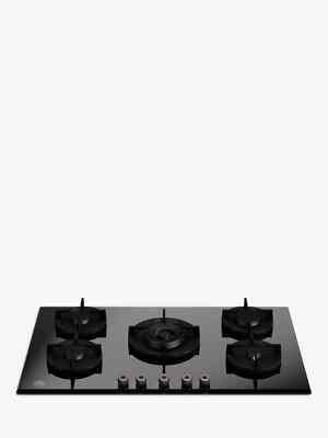Bertazzoni P905CPROGNE 90 cm 5-flammiges Gaskochfeld, schwarzes Glas