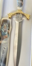 Collectors Decorative 12 Inch Dagger With Rhinestone Accent