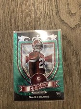2021 Prizm Draft Picks NAJEE HARRIS ROOKIE CRUSADE GREEN WAVE PRIZM #172 Pulsar