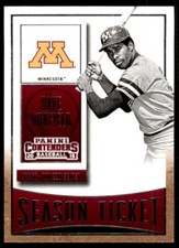 2015 Panini Contenders Season Ticket Dave Winfield Minnesota Golden Gophers #32