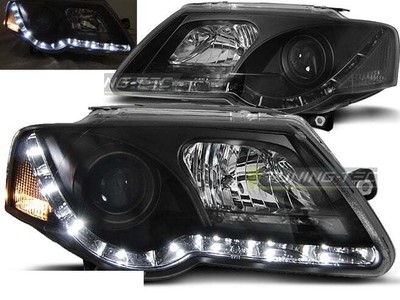 Ajovalot LED DRL Etsi for VW PASSAT B6 3C 2005-2010 Daylight Black LPVWC2WL XINO