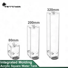FREEZEMOD Acrylic Water Tank 80/200/320mm Outlet Filter Screen Mounting Bracket