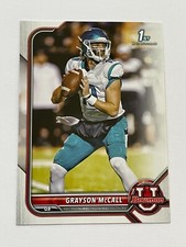 2022 Bowman U Football 1st Bowman - Grayson McCall - Coastal Carolina