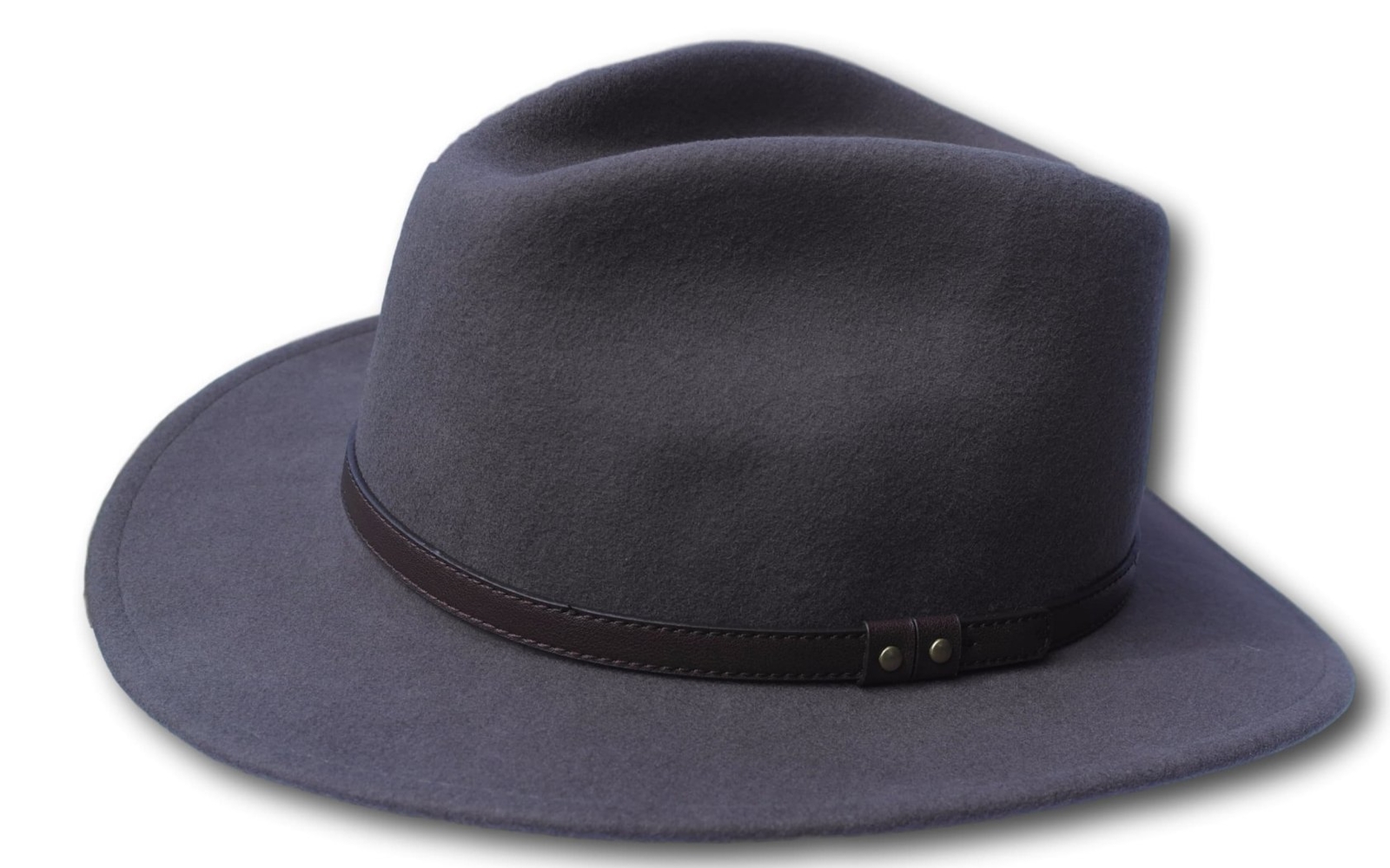 wide brim homburg hat