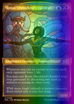 Rona, Sheoldred's Faithful (58/210) MUL NM FOIL