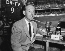 Brooklyn Dodgers VIN SCULLY Glossy 8x10 Photo Radio Broadcaster Print Poster