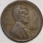 1921-S Lincoln Wheat Cent Very Fine VF Coin #13995