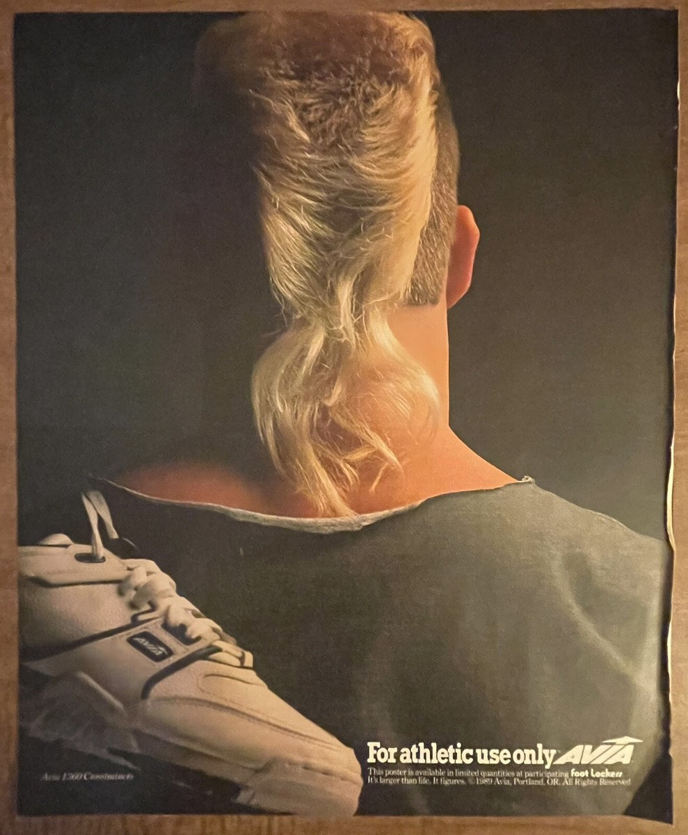 1989 Avia Cross Trainers Sneakers Brian Bosworth Mullet Athletic