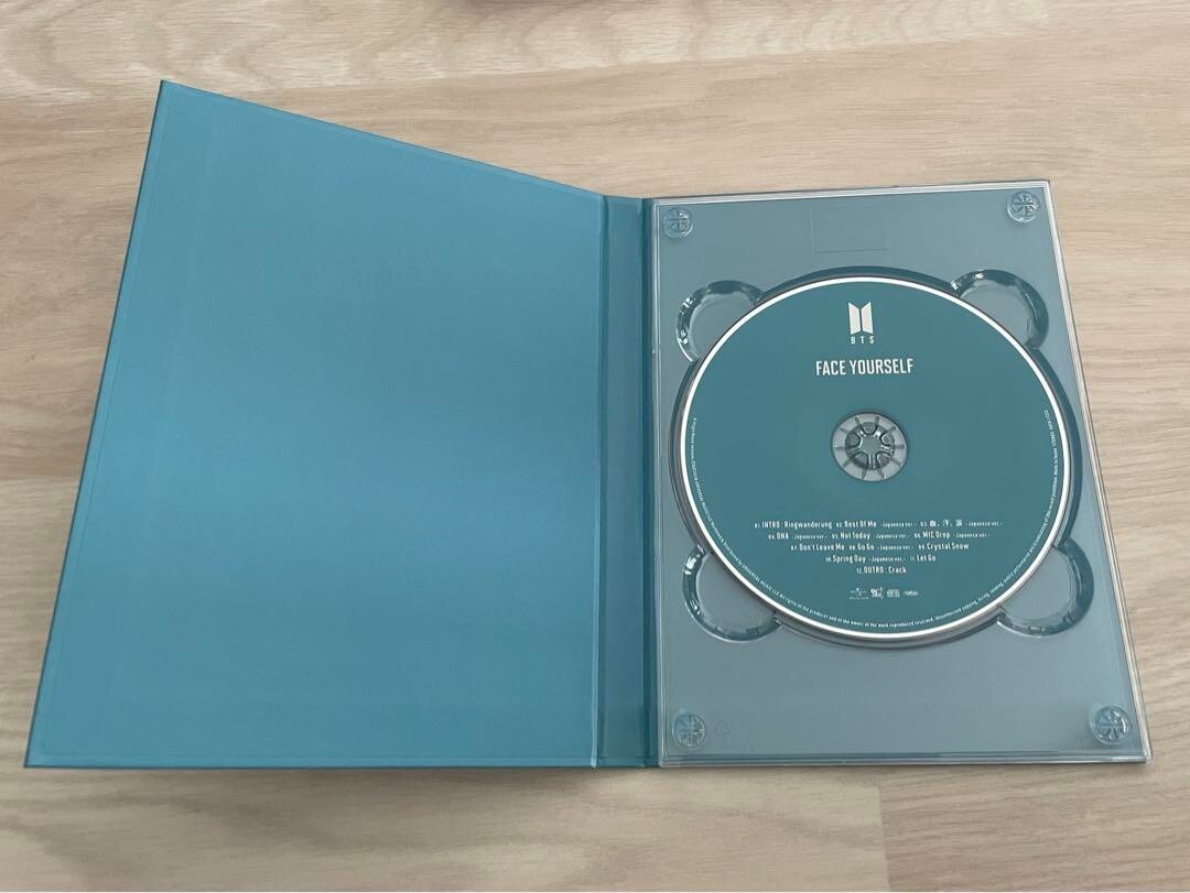 New BTS FACE YOURSELF First Limited Edition A CD Blu-ray Booklet