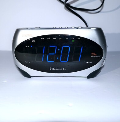 Emerson Research SmartSet Auto Clock Set System Model CKS1862 Blue Disp *TESTED*