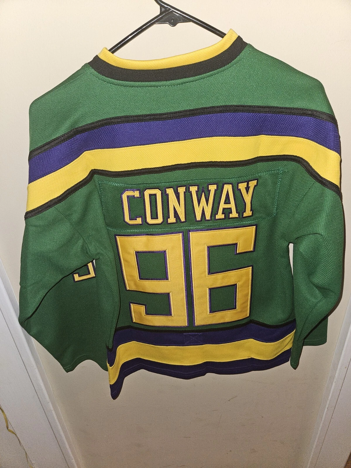Charlie Conway Mighty Ducks Movie Replica Captain's Jersey Molpe