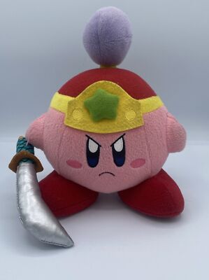 Nintendo Kirby Adventure Ninja With Sword Plush San-Ei Japan Hal Laboratory Rare