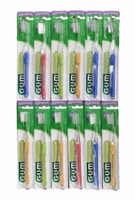 12 Pack GUM #317 Sunstar Post-Surgical toothbrushes Super Soft