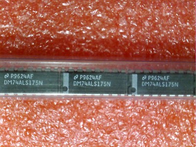 Lot De 2 Circuits Intégrés National Semiconductor DM74LS175N DIP-16 - Neuf