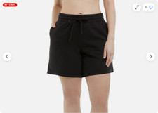 Danskin Womens Soft Active Shorts With Pockets 1 PC BLACK, M NWOT