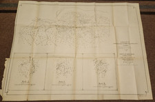 HIDROGRAFÍA DE CRESCENT CITY HARBOR & APPROCHES CA & 1894 MAPA DE ESTUDIO DE ROCAS