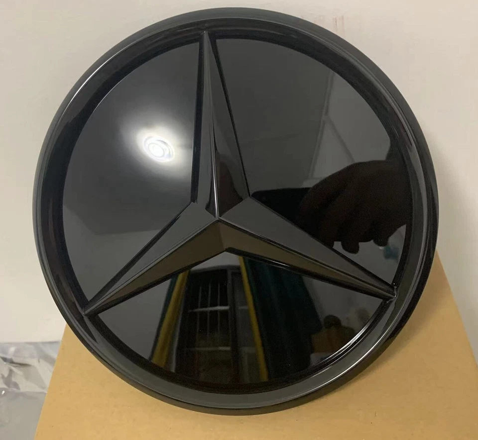 NEU grill Logo schwar 3D Stern Emblem Für Mercedes-Benz 2019-2023 W177 W247 W205 - Bild 3 von 4