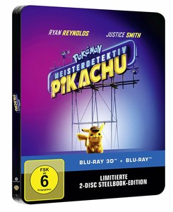 Details About Pokémon Detective Pikachu 3d 2d Blu Ray Steelbook New Sealed