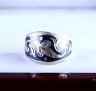 Vintage Silver Woman's Ring Soviet Kubachi Silver 875, Size 6, Weight 2.16g