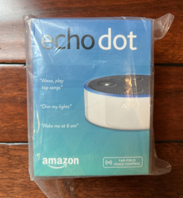 Amazon Echo Dot (2nd Generation) White Smart Assistant Alexa New In Box
