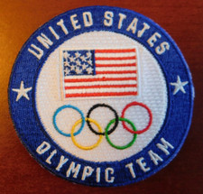 U.S.A Olympic 3"X3" Iron On High Quality Embroidered Patch FREE Shipping!!