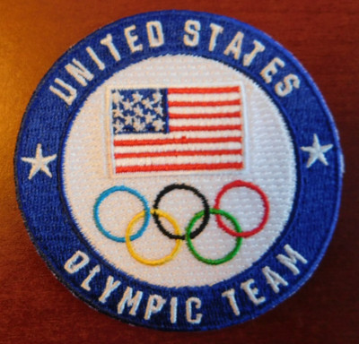 U.S.A Olympic 3''X3'' Iron On High Quality Embroidered Patch FREE Shipping!!