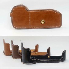 For Nikon D800 D810 Camera Leather Protect Half Case Grip