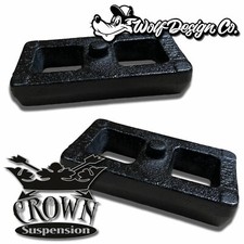 1 Lift Blocks Steel Ductile Lift Kit Crown Suspension No U-bolts