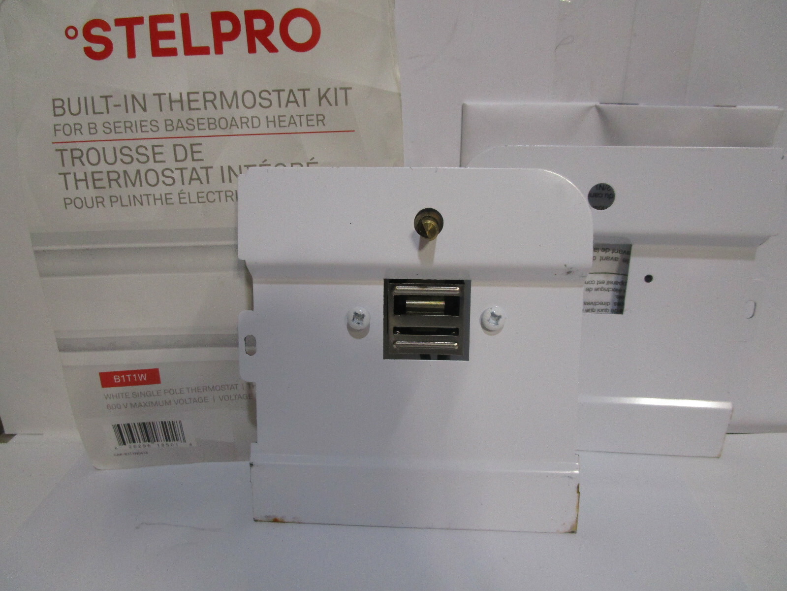 Stelpro BUILT-IN THERMOSTAT KIT FOR B SERIES BASEBOARD HEATER B1T1W WHITE  600V 626296185018 | eBay