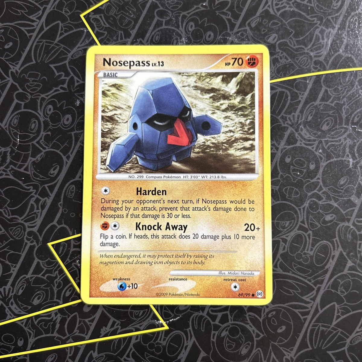 Nosepass 69/99 - Arceus - 2009 - Common - Pokemon Card - D6 | eBay