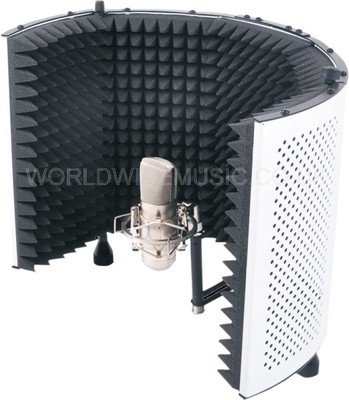 SoundLab Studiomikrofon einstellbarer Reflexionsschirm/Gesangsisolationskabine