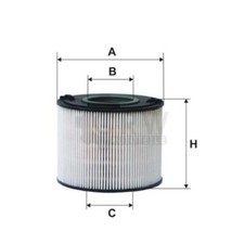 Filtre à carburant Porsche CAYENNE