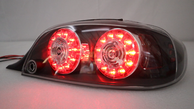 For 04-08 Mazda RX8 RX-8 Black LED JDM Rear Brake Signal Tail