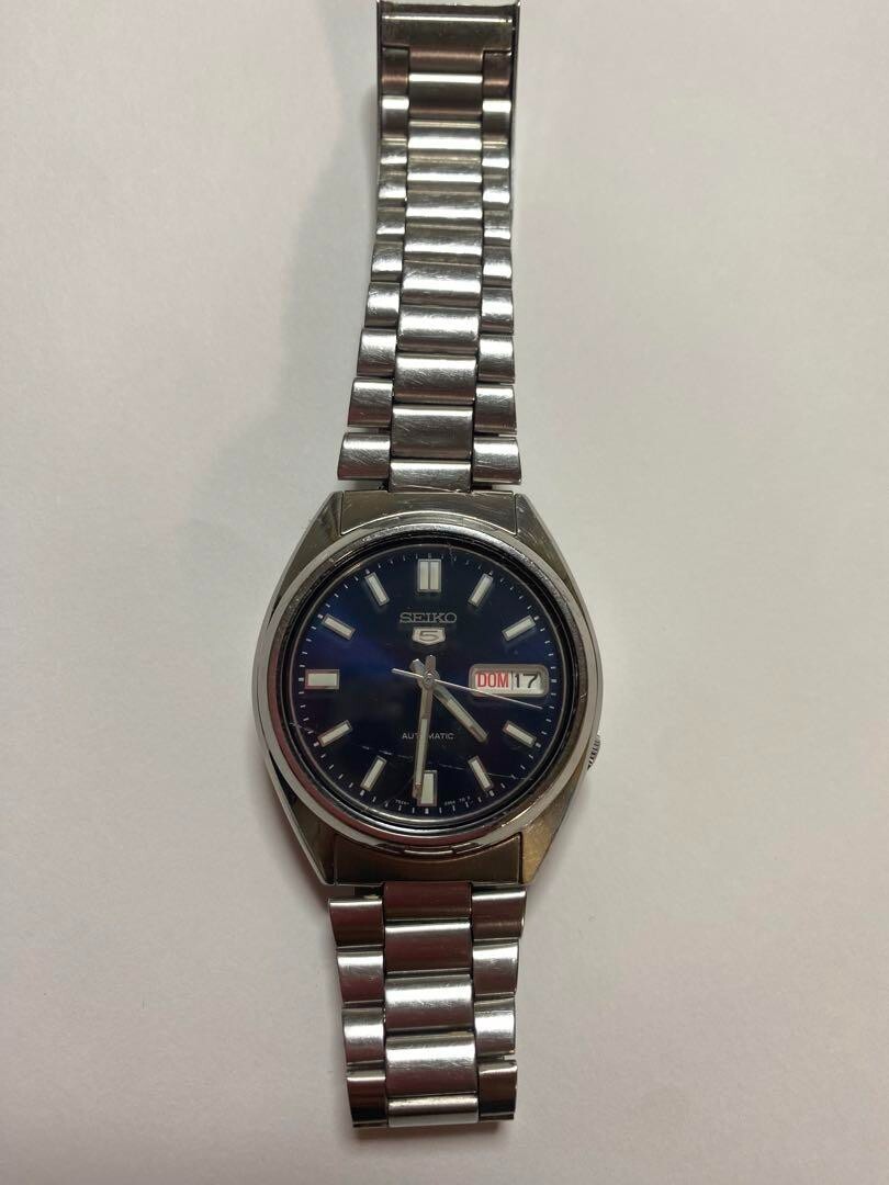美品!超レア!SEIKO5 セイコー5 7S26-3040 属する 夜光5ライン 美品!超レア!SEIKO5 セイコー5 7S26-3040 属する 夜光5ライン