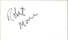 Robert Moore d. 1984 Director/Actor Murder by Death Signed 3