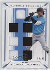 2019 National Treasures Game Gear Material Sevens 85/99 Victor Victor Mesa s1i