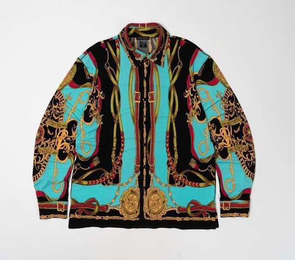 Men Eva Varro Shirt Turquoise Polyester 38 / M /